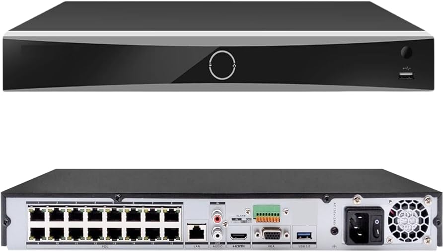 NVR 16 PUERTOS POE HIKVISION