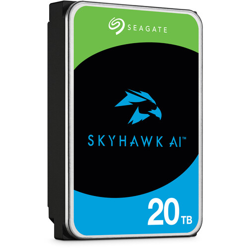 Seagate 20TB SkyHawk AI 7200 rpm SATA III 3.5" Unidad de Disco Duro Interno HDD